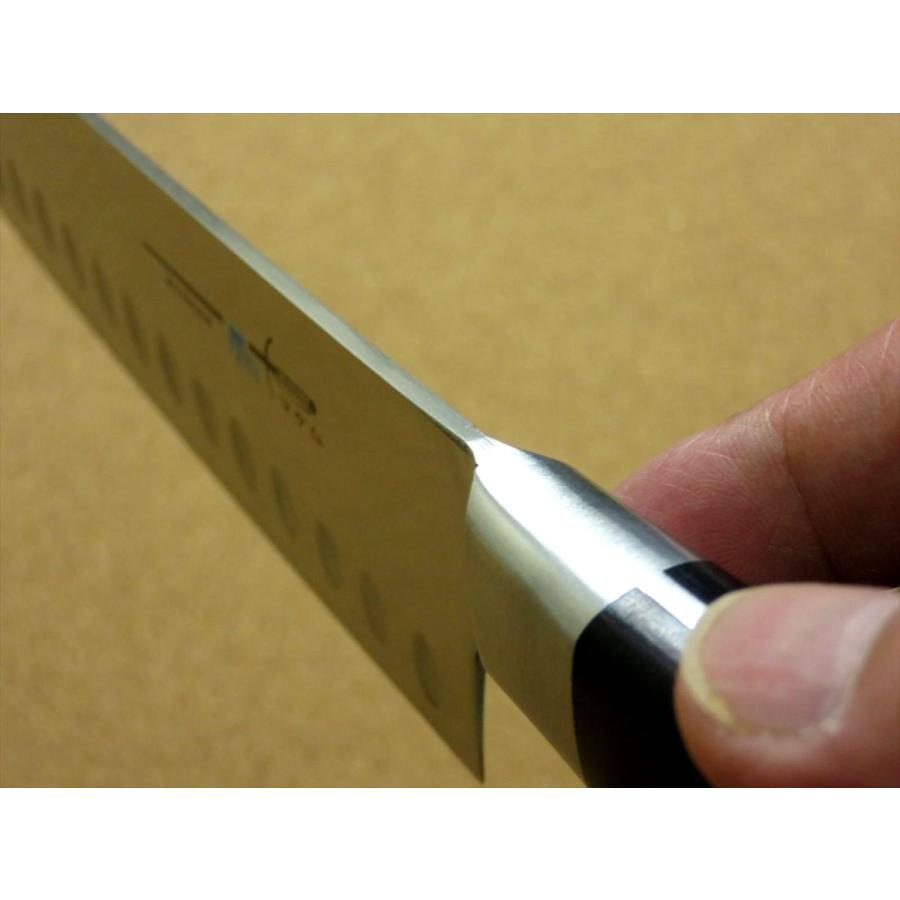 包丁 サーモン三徳包丁 17.5cm (175mm) 関の刃物 ディンプル