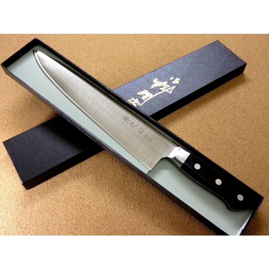 関の刃物 牛刀 260mm 家庭用の洋包丁 肉 魚 野菜 パン切り 両刃