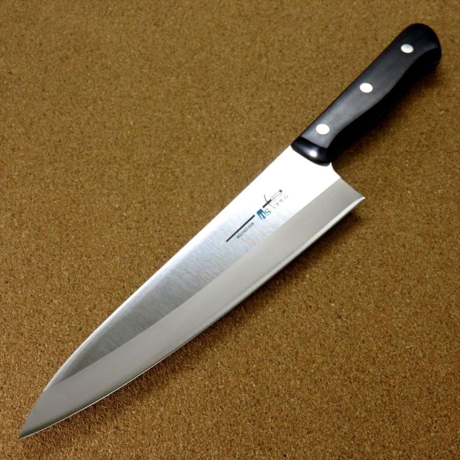 関の刃物 スジ牛刀 200mm クロムモリブデン 肉切り 両刃 万能包丁 洋包丁 関の刃物 スジ牛刀 200mm クロムモリブデン 肉切り 両刃 万能