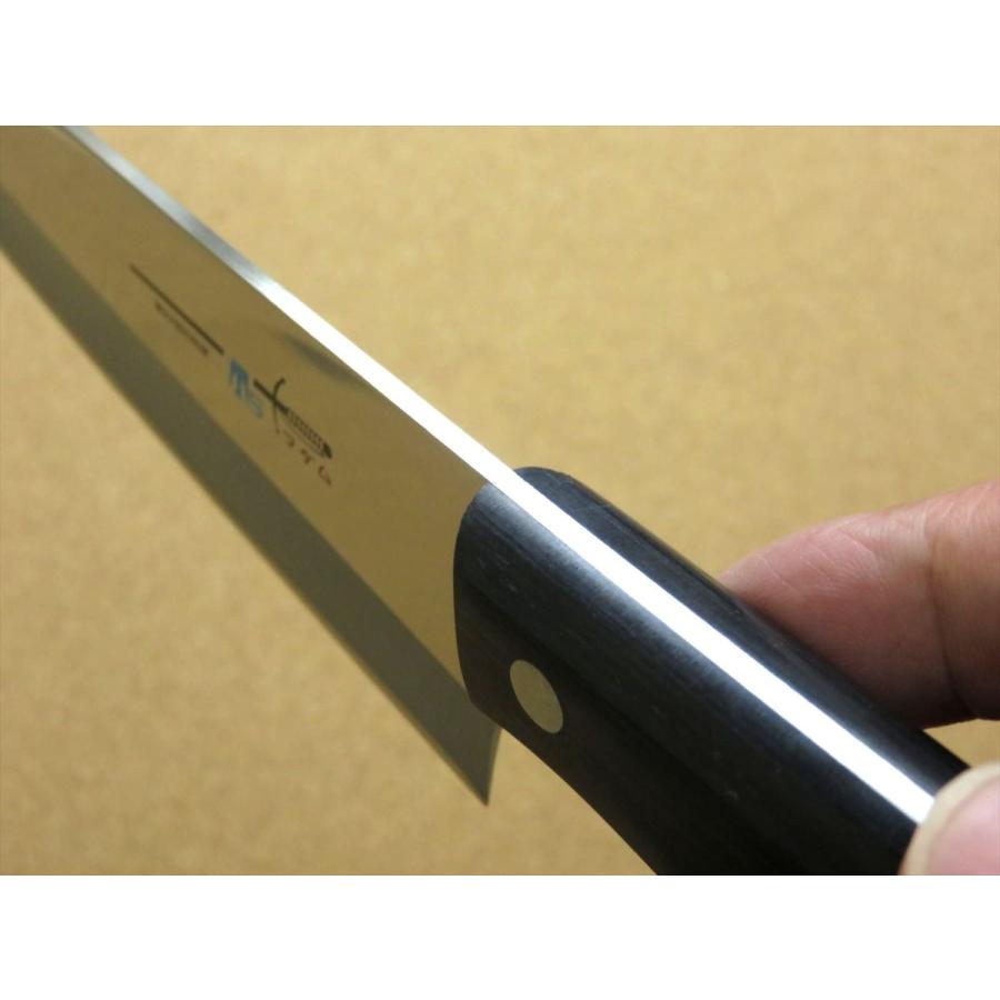 包丁 スジ牛刀 20cm (200mm) 関の刃物 TSマダム モリブデン ステンレス 両刃 万能包丁 洋包丁 日本製の画像