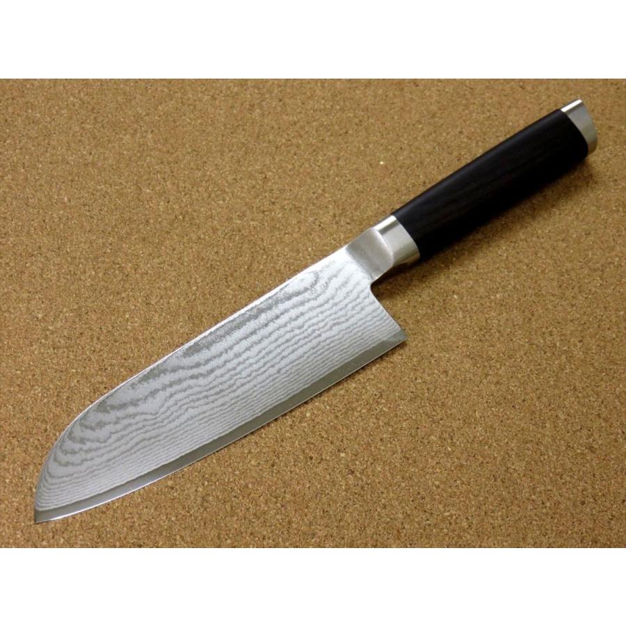 関の刃物 小三徳包丁 145mm 貝印 関孫六 ダマスカス ステンレス材 両刃 関孫六 包丁 小三徳包丁 14.5cm (145mm) 関の刃物 貝印 ダマスカス 33