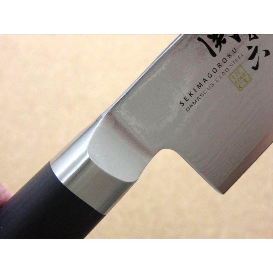 関孫六 包丁 小三徳包丁 14.5cm (145mm) 関の刃物 貝印 ダマスカス 33