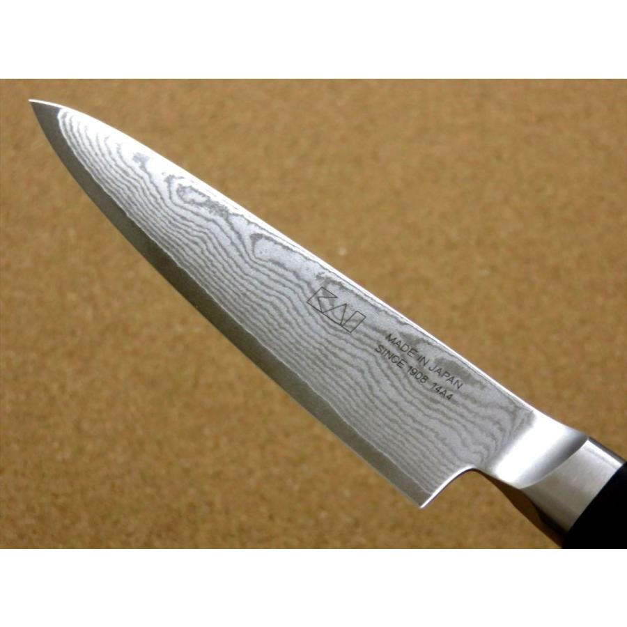 関孫六 包丁 ペティナイフ 12cm (120mm) 関の刃物 貝印 ダマスカス 33