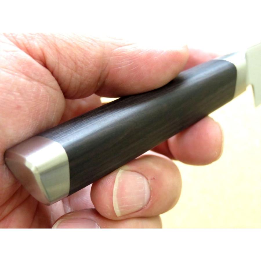 関の刃物 ペティナイフ 110mm 三昧 波目 ダマスカス33層 小型両刃包丁 関の刃物 ペティナイフ 110mm 三昧 波目 ダマスカス33層 小型