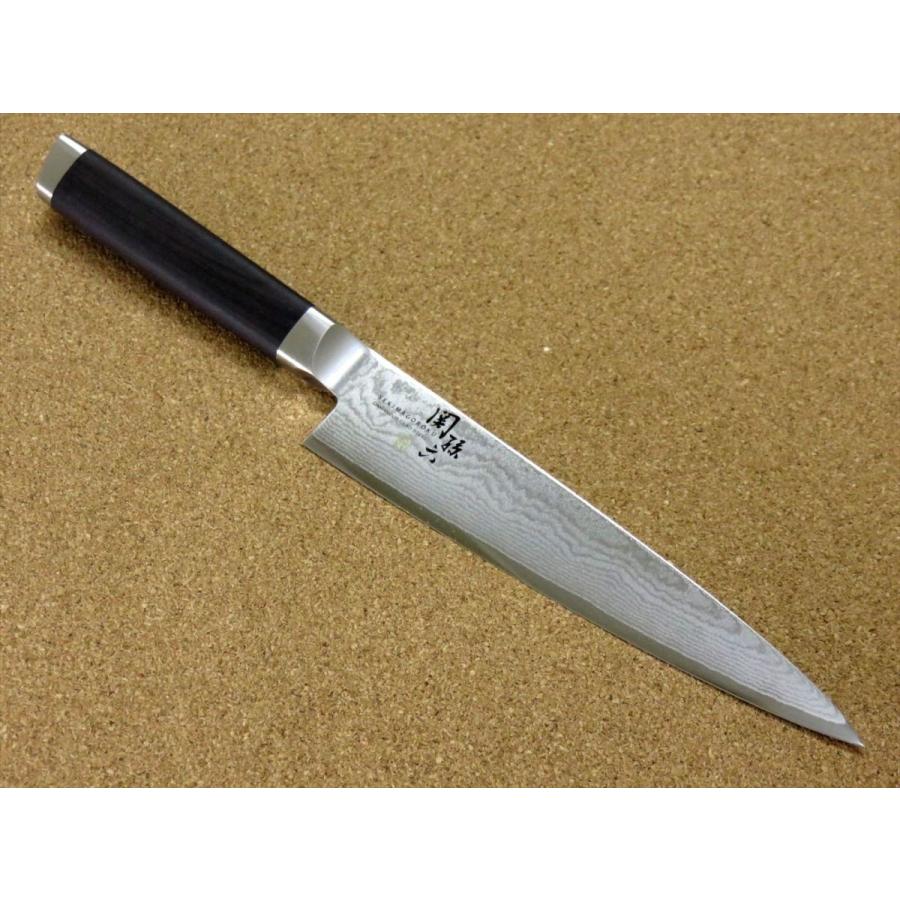 関孫六 包丁 ペティナイフ 15cm (150mm) 関の刃物 貝印 ダマスカス 33