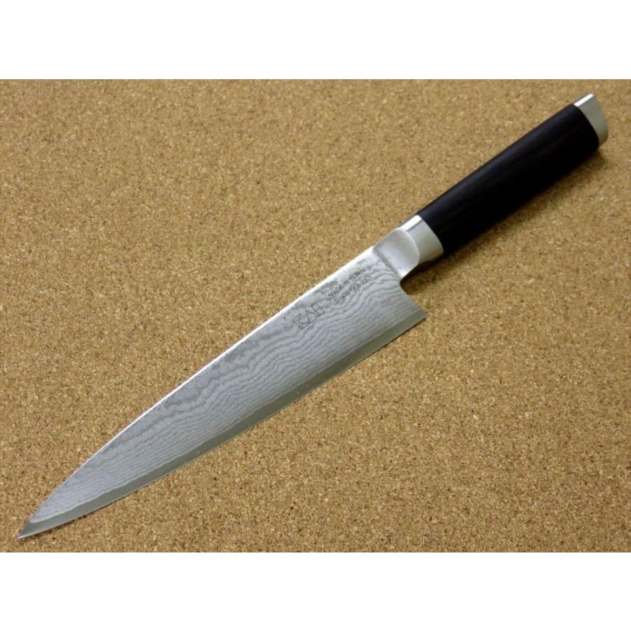 関孫六 包丁 ペティナイフ 15cm (150mm) 関の刃物 貝印 ダマスカス 33
