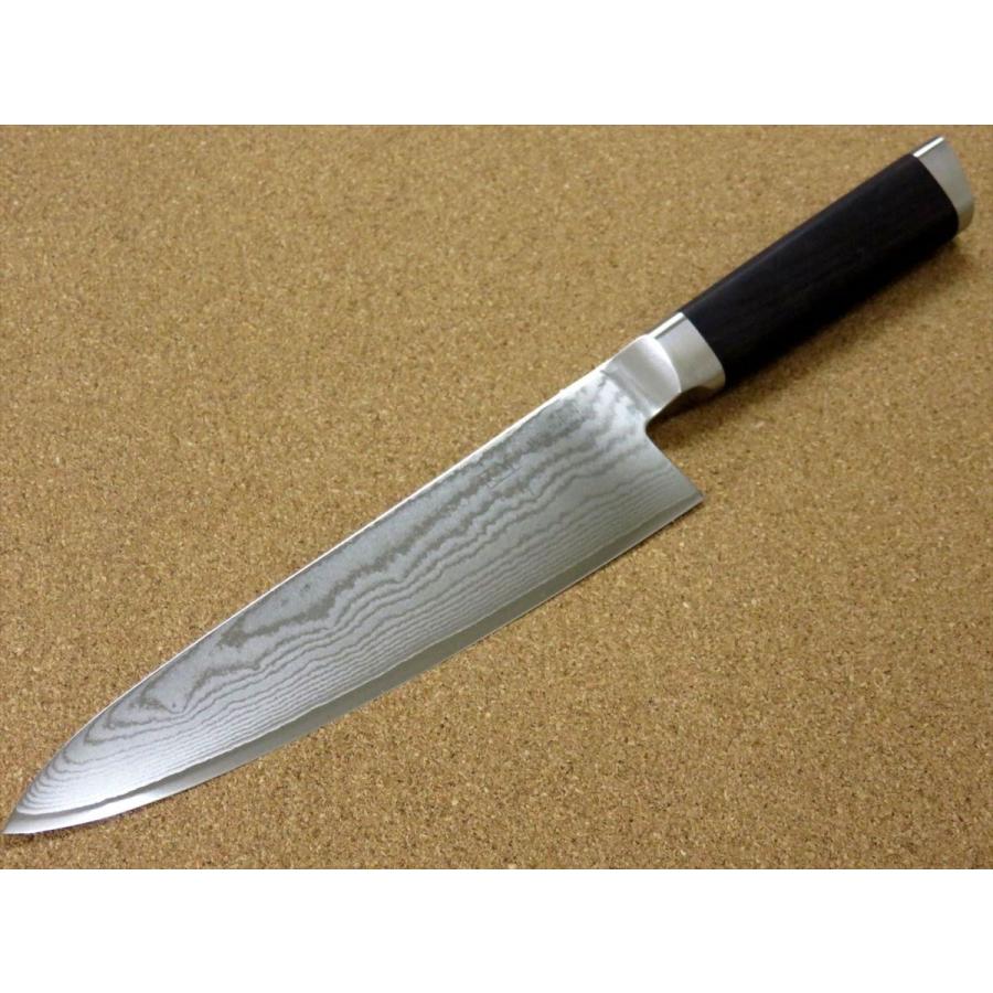 関孫六 包丁 牛刀 18cm (180mm) 関の刃物 貝印 ダマスカス 33層 関孫六 包丁 牛刀 18cm (180mm) 関の刃物 貝印 ダマスカス 33層