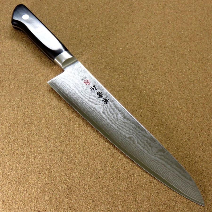 関の刃物 牛刀 210mm 関兼常作 VG-10 33層ダマスカス 肉切り包丁
