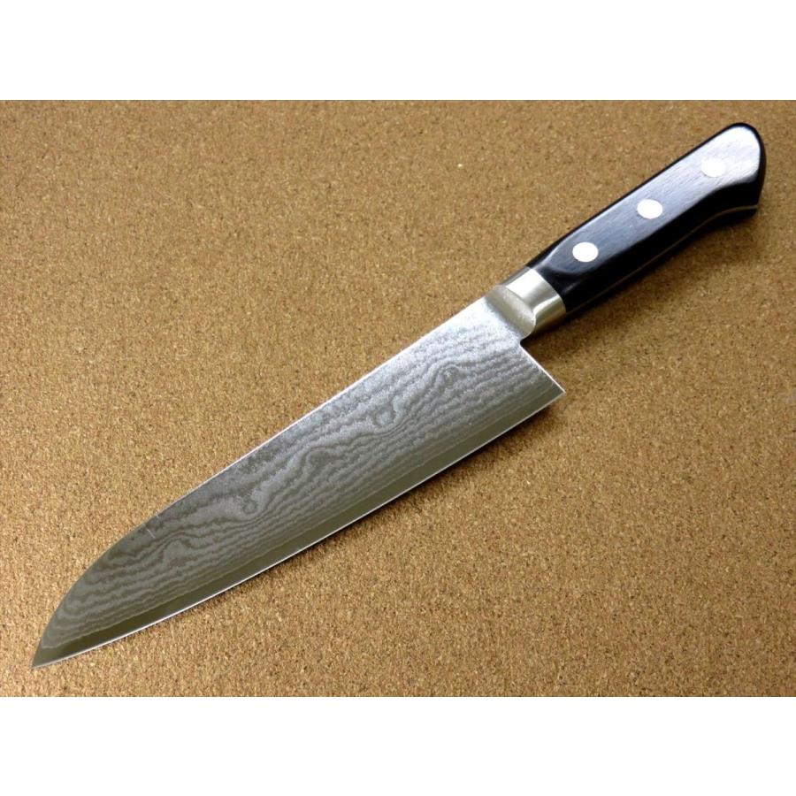 包丁 三徳包丁 18cm (180mm) 関兼常作 ニッケルダマスカス 33層 包丁 三徳包丁 18cm (180mm) 関兼常作 ニッケルダマスカス 33層