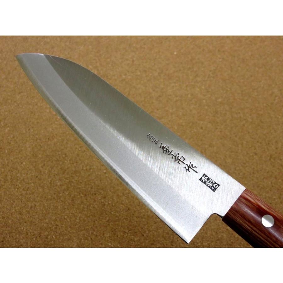 包丁 三徳包丁 16.5cm (165mm) 名匠 兼常作 本割込 関の刃物 武生 白紙