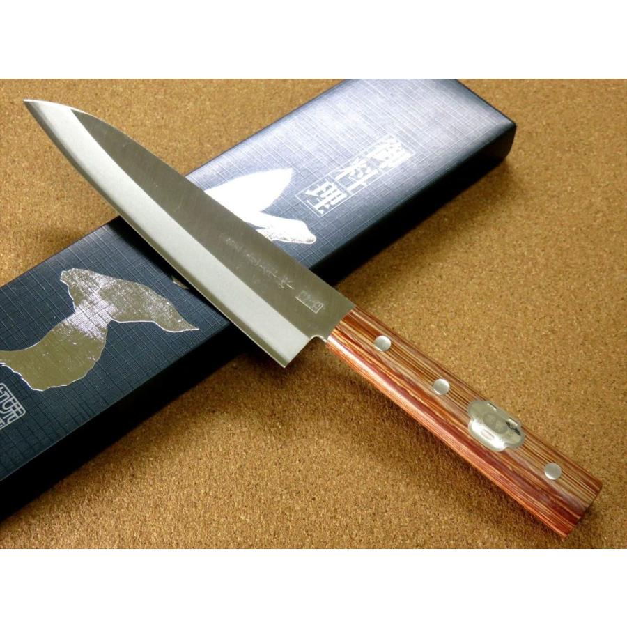 包丁 牛刀 18cm (180mm) 名匠 兼常作 本割込 関の刃物 白紙2号