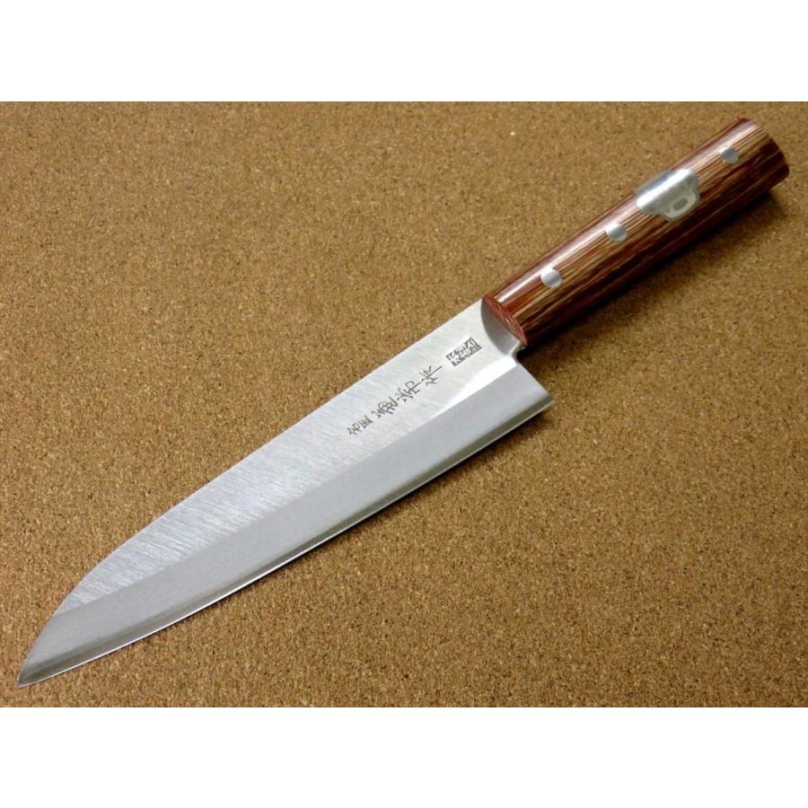包丁 牛刀 18cm (180mm) 名匠 兼常作 本割込 関の刃物 白紙2号