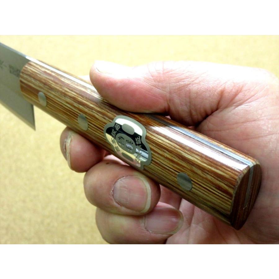 包丁 牛刀 18cm (180mm) 名匠 兼常作 本割込 関の刃物 白紙2号