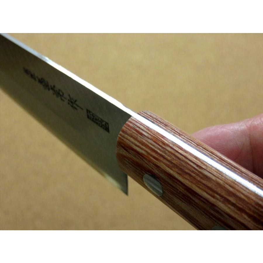 包丁 小三徳包丁 14cm (140mm) 名匠 兼常作 本割込 関の刃物 武生 白紙