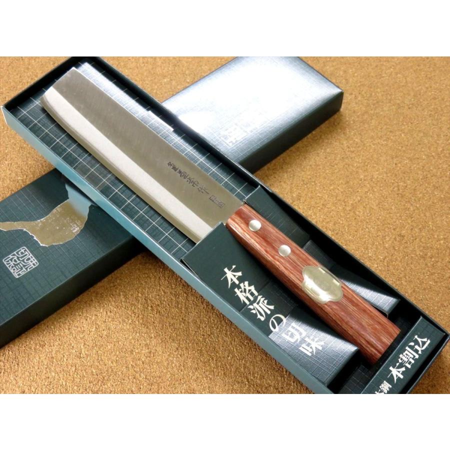 包丁 小型菜切包丁 13.5cm (135mm) 名匠 兼常作 本割込 関の刃物 白紙2