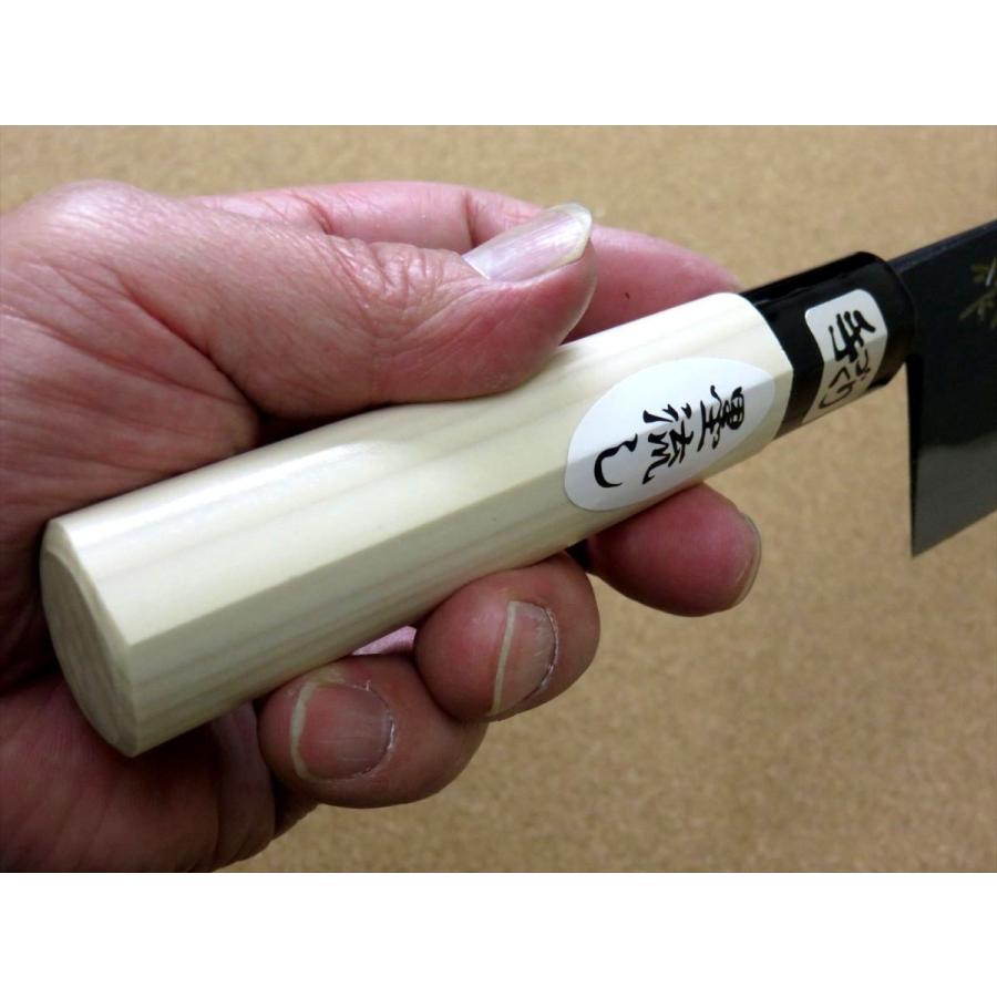 関の刃物 菜切包丁 165mm 金銘 兼正作 多層鋼 黒流し黒打 薄刃 関の刃物 菜切包丁 165mm 金銘 兼正作 多層鋼 黒流し黒打 薄刃