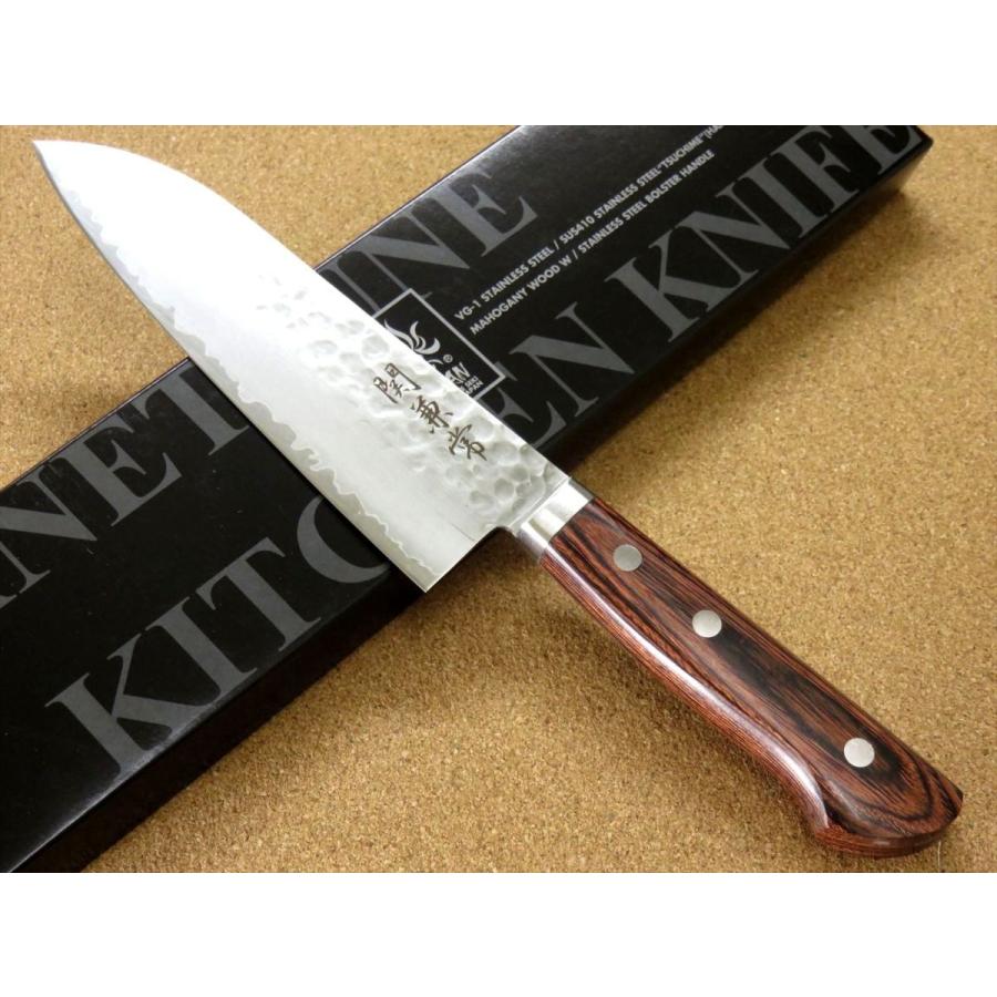 関の刃物 三徳包丁 16.5cm (165mm) 関兼常 V金1号 VG-1 槌目鍛造