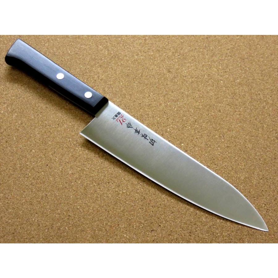 包丁 牛刀 18cm (180mm) 関の刃物 切味革命 21excel マイクロデント