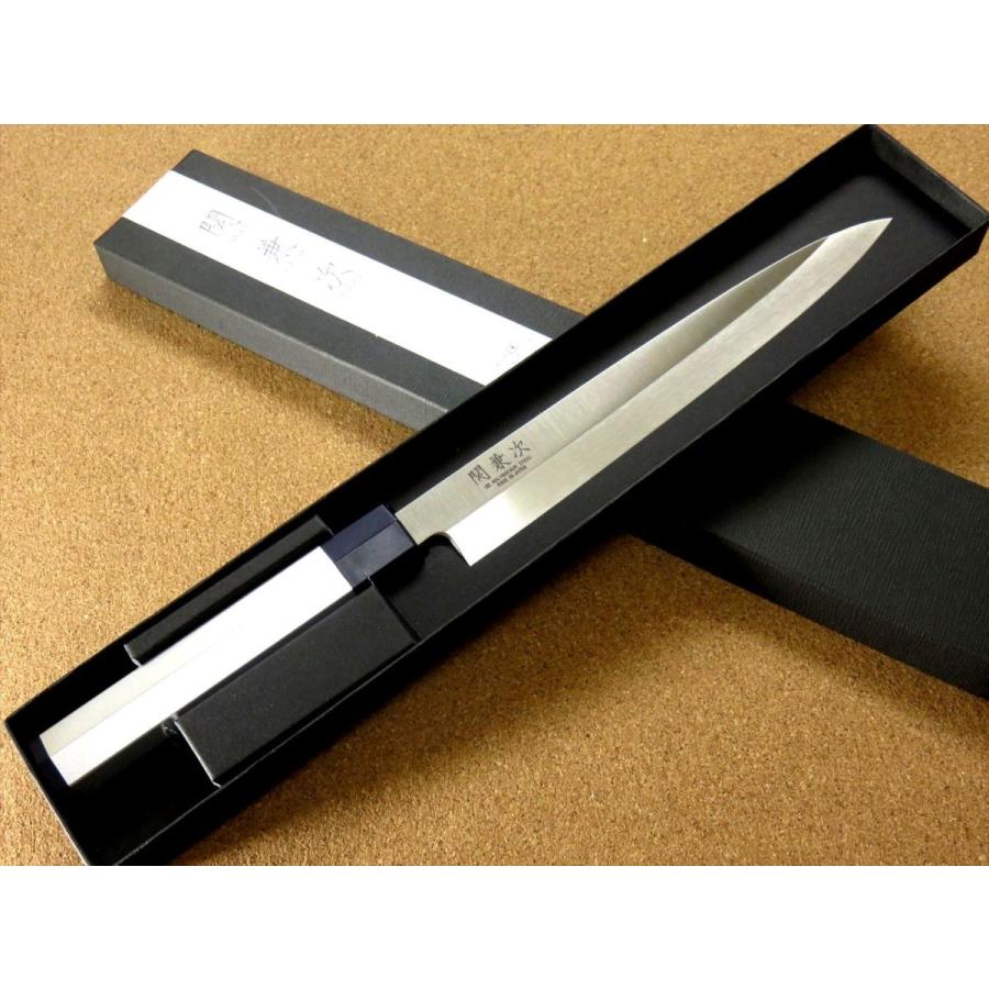 関の刃物 刺身包丁 21cm (210mm) モリブデンバナジウムステンレス 刺身を一方向に引き切る 刃渡りが長めの片刃包丁 右利き用 日本製  :kt-alumi-8021:エクセレントサービス - 通販 - Yahoo!ショッピング