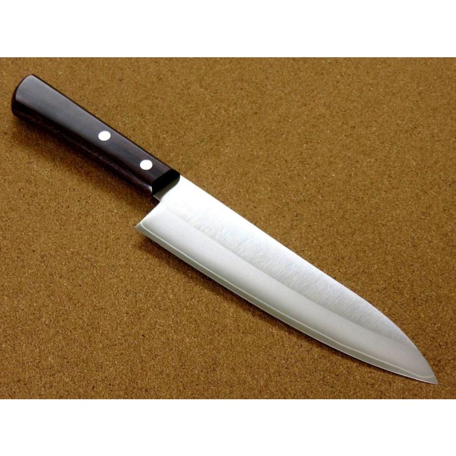 包丁 牛刀 18cm (180mm) 関の刃物 関兼次 雅一心 三層鋼 本割込 両刃