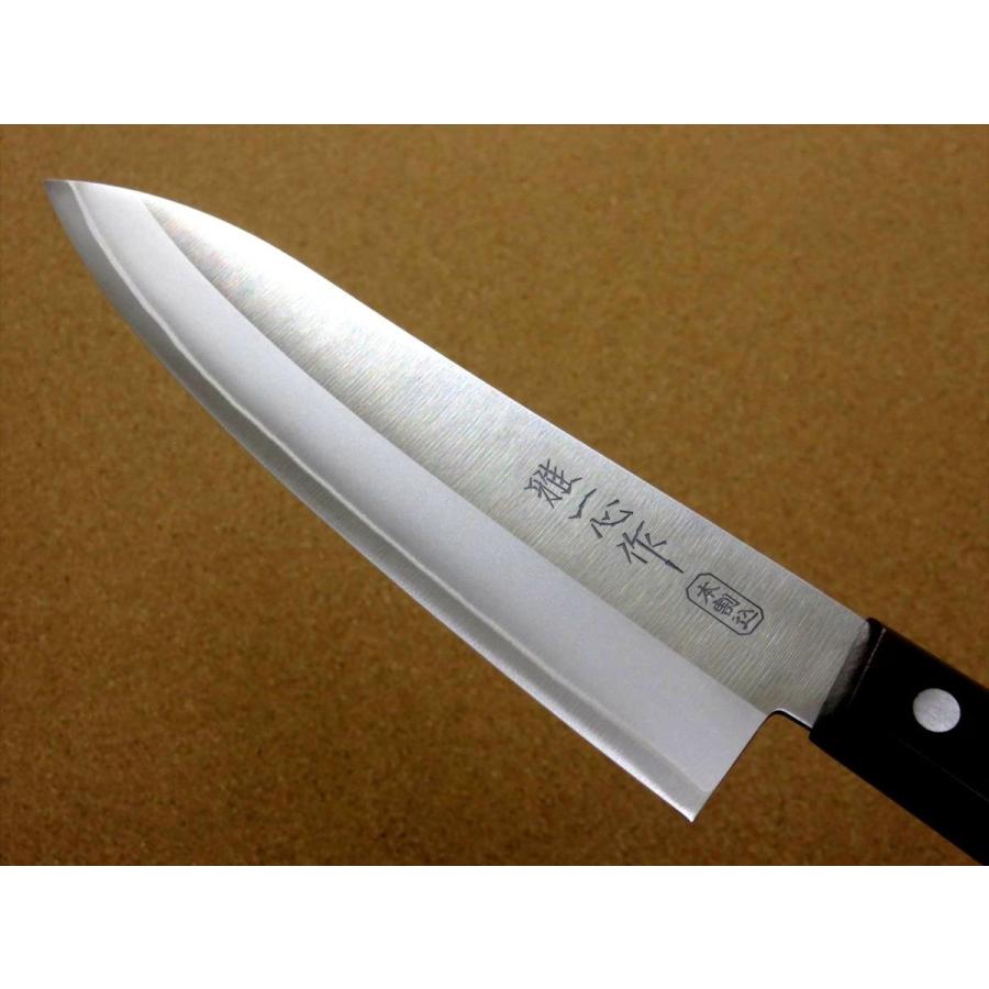 包丁 牛刀 18cm (180mm) 関の刃物 関兼次 雅一心 三層鋼 本割込 両刃