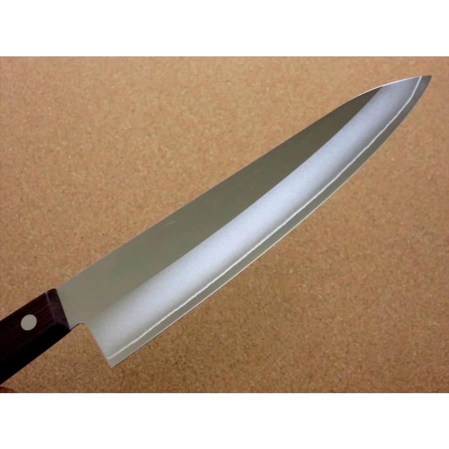 包丁 牛刀 21cm (210mm) 関の刃物 関兼次 雅一心 三層鋼 本割込 両刃