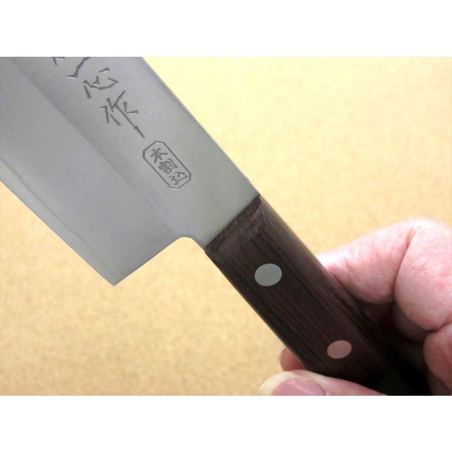 包丁 牛刀 21cm (210mm) 関の刃物 関兼次 雅一心 三層鋼 本割込 両刃