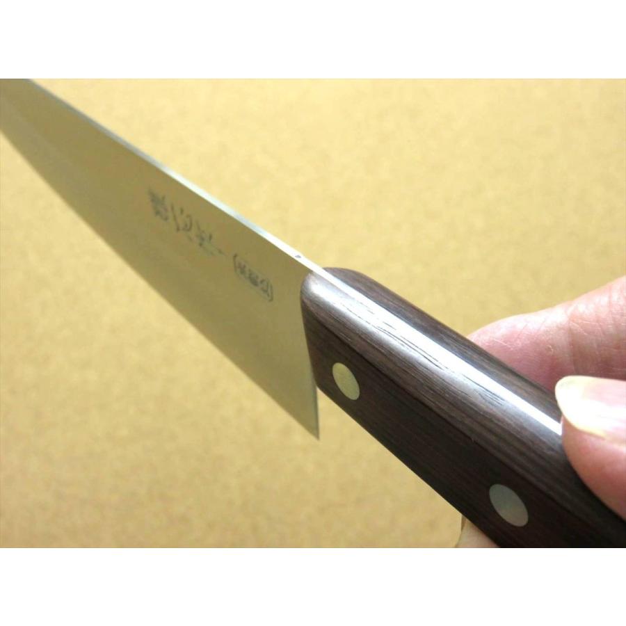 包丁 牛刀 21cm (210mm) 関の刃物 関兼次 雅一心 三層鋼 本割込 両刃