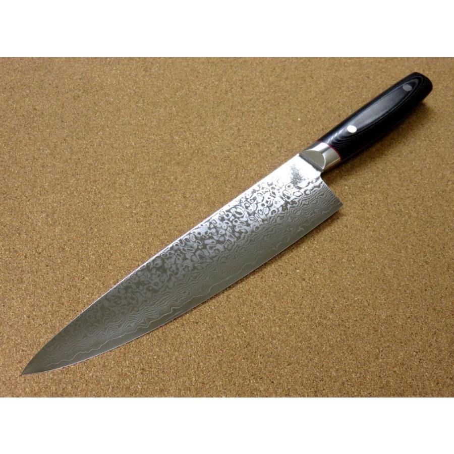 包丁 牛刀 23cm (230mm) 彩雲 関兼次 ダマスカス鋼 33層 関の刃物 VG10  