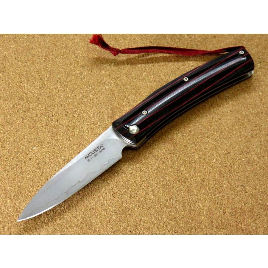 ナイフ フリクションフォルダー 7.5cm (75mm) MCUSTA 3層鋼 VG-10 関の  