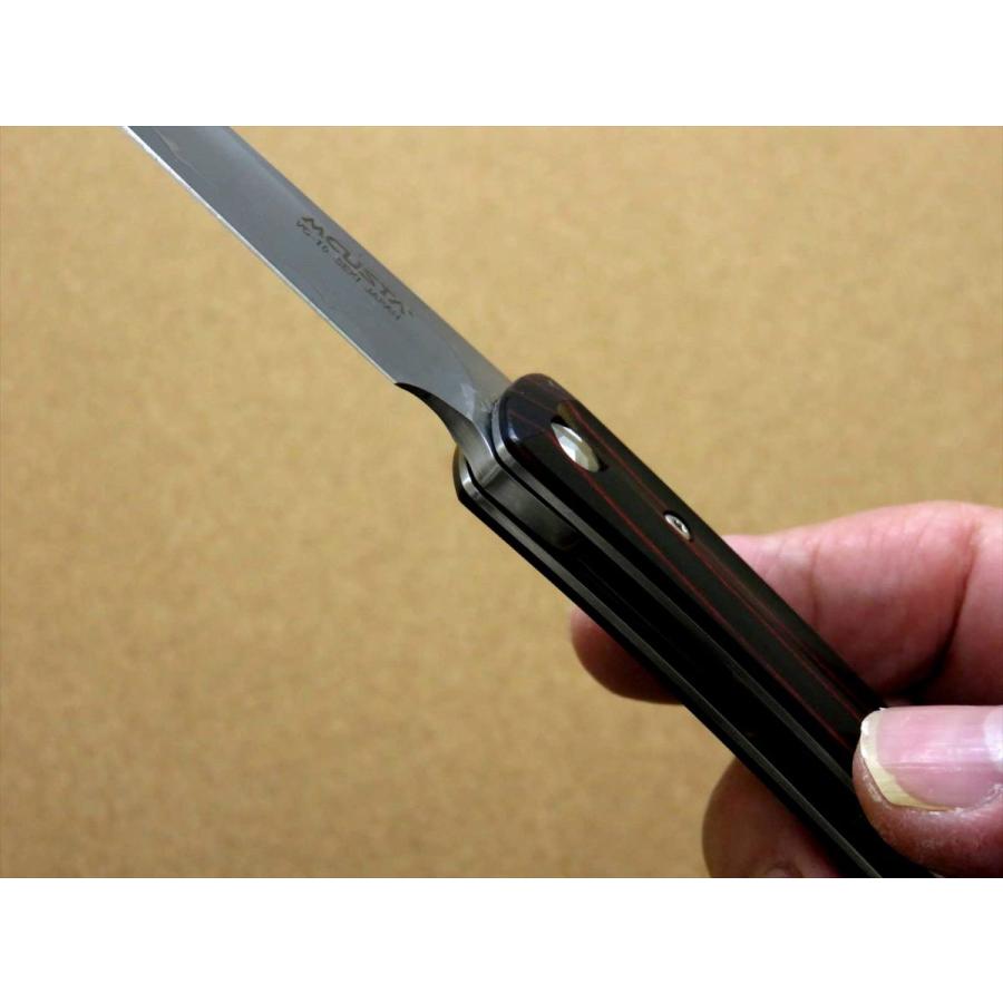 ナイフ フリクションフォルダー 7.5cm (75mm) MCUSTA 関の刃物 3層 VG 