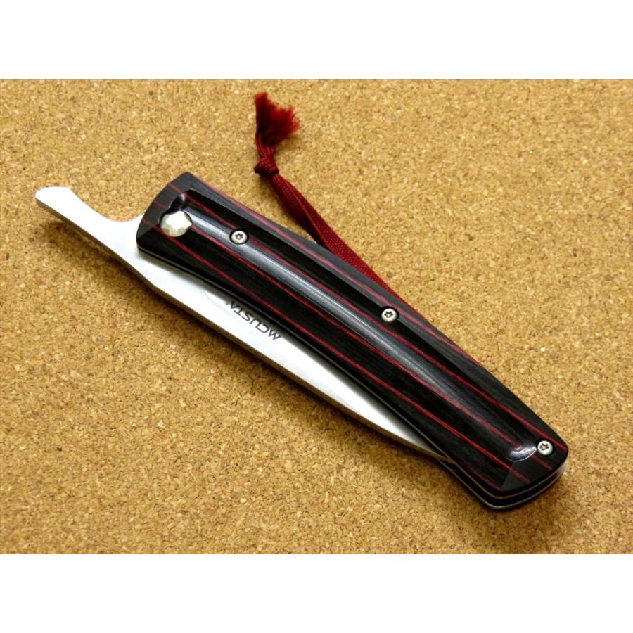 ナイフ フリクションフォルダー 7.5cm (75mm) MCUSTA 3層鋼 VG-10 関の  
