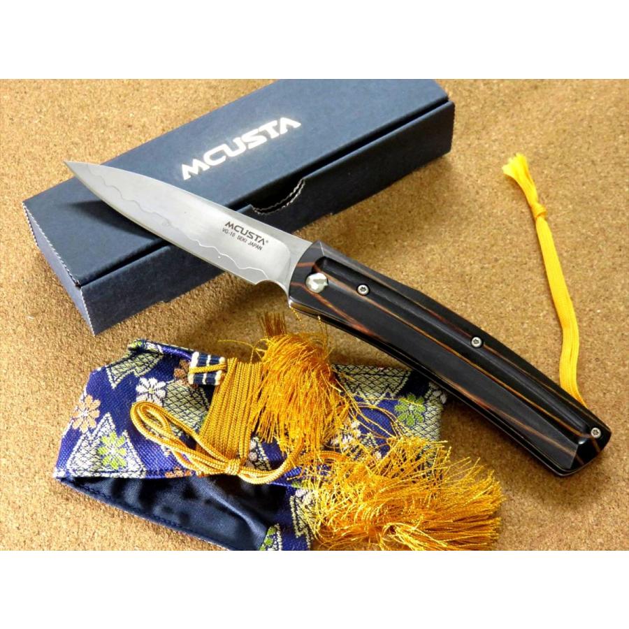 ナイフ フリクションフォルダー 7.5cm (75mm) MCUSTA 関の刃物 3層 VG 