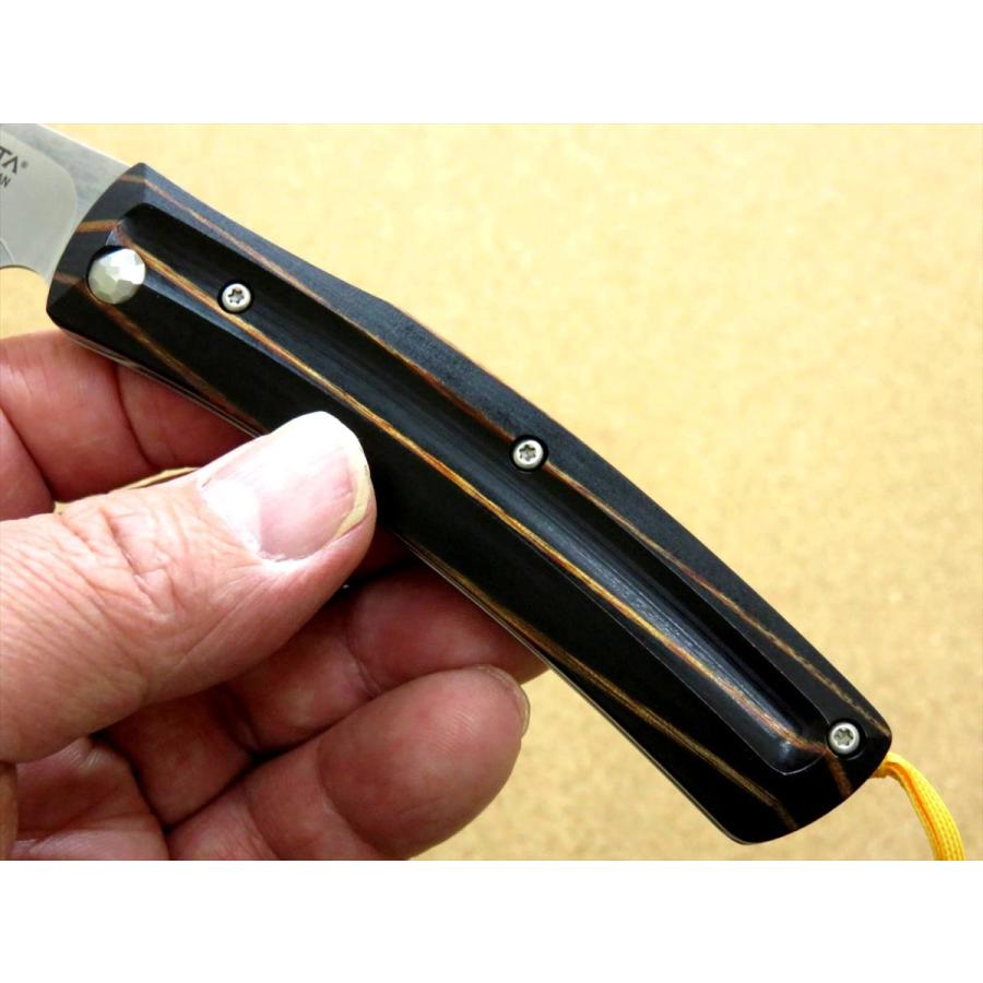 ナイフ フリクションフォルダー 7.5cm (75mm) MCUSTA 関の刃物 3層 VG 