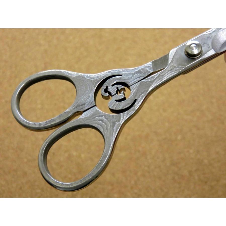 買物代行 ハサミ エムカスタ 桜 ダマスカス 32層鋼 関の刃物 桐箱入