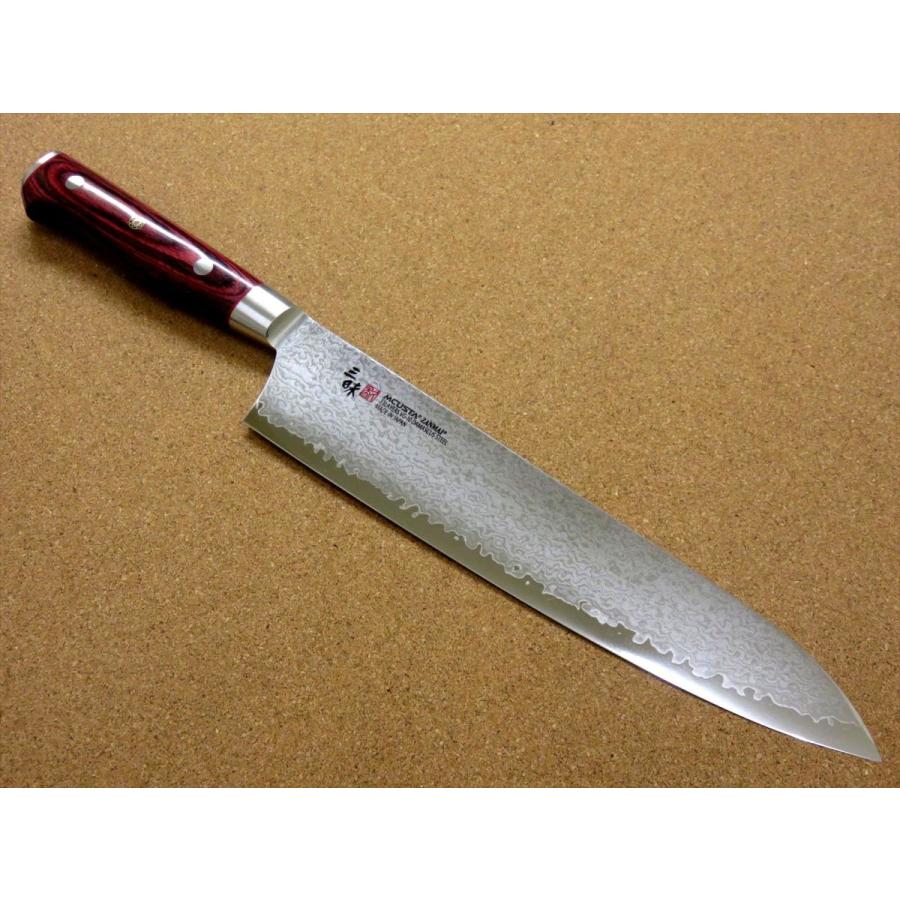 関の刃物 牛刀 180mm 三昧 クラシックプロ ダマスカス 紅蓮 33層 包丁