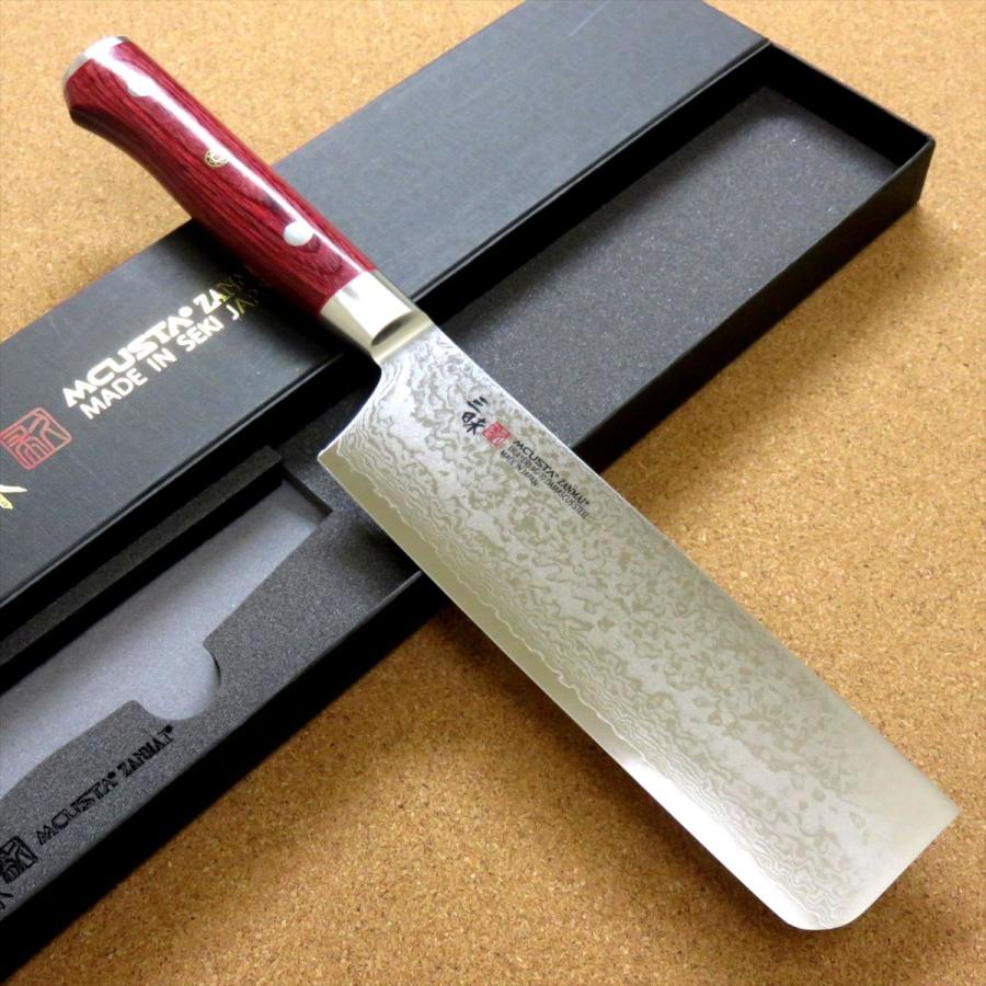 関の刃物 菜切り 薄刃包丁 165mm 鍛錬 VG10 ダマスカス鋼 17層 関の刃物 菜切り 薄刃包丁 165mm 鍛錬 VG10 ダマスカス鋼 17層