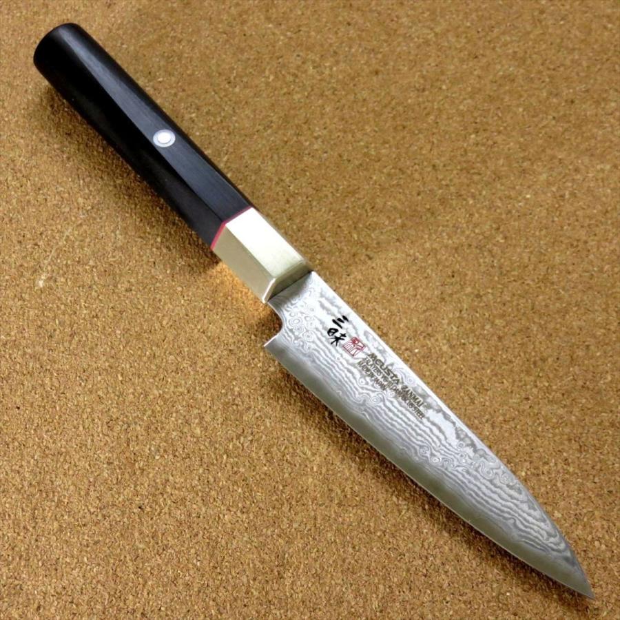 関の刃物 ペティナイフ 11cm 110mm 三昧 ハイブリッド スプラッシュ ダマスカス33層 Vg 10 ステンレス 黒合板 両刃果物包丁 国産日本製 Mc Hz2 3001s エクセレントサービス 通販 Yahoo ショッピング