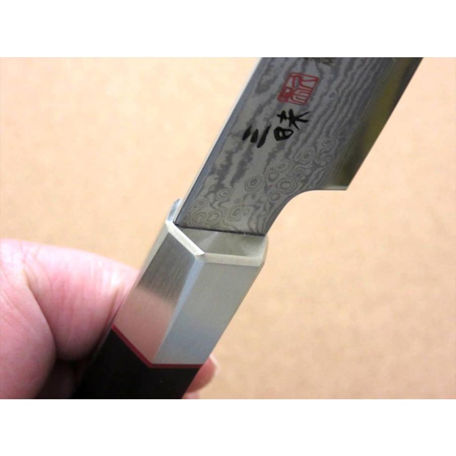 関の刃物 ペティナイフ 110mm 三昧 ハイブリッド スプラッシュ ダマスカス 関の刃物 ペティナイフ 110mm 三昧 ハイブリッド スプラッシュ