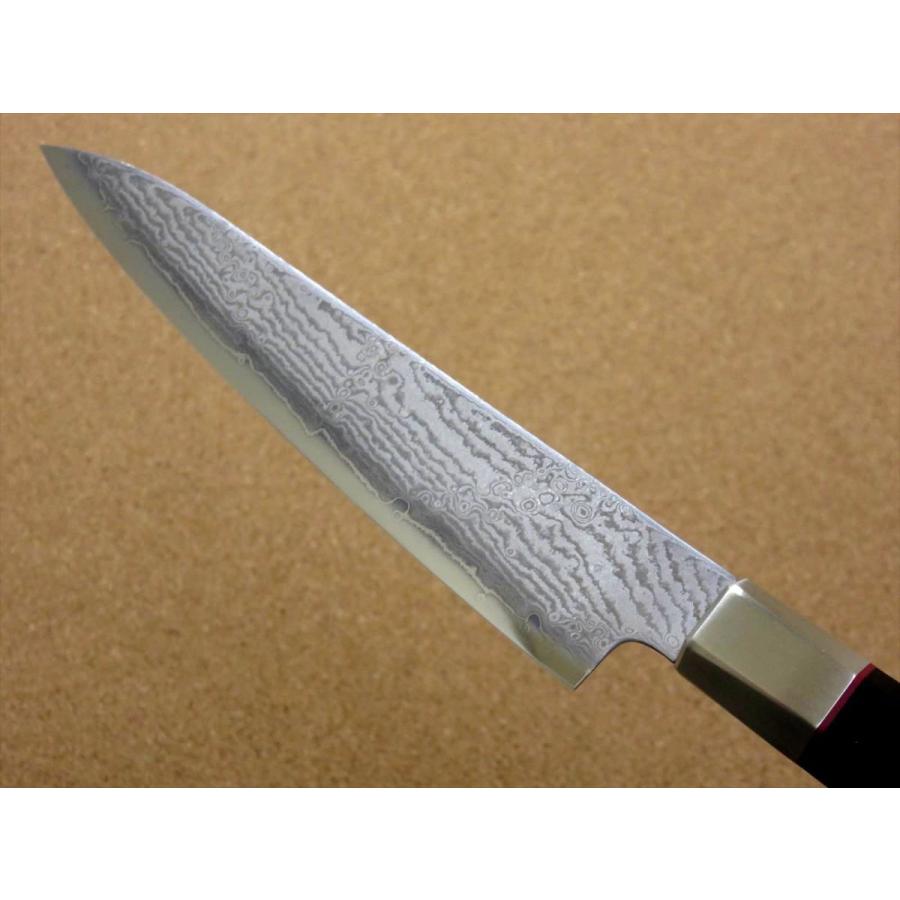 関の刃物 ペティナイフ 150mm 三昧 ハイブリッド スプラッシュ ダマスカス