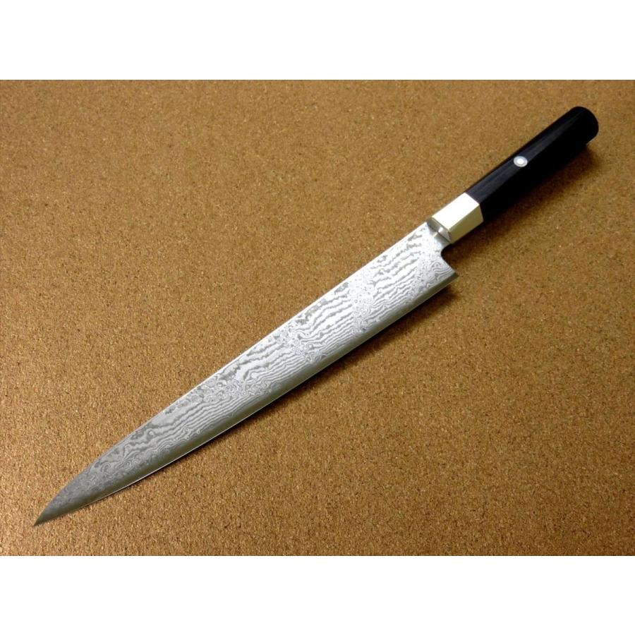 関の刃物 筋引包丁 240mm PRO-S ステンレス一体型包丁 刺身包丁 両刃 関の刃物 筋引包丁 240mm PRO-S ステンレス一体型包丁 刺身包丁 両刃