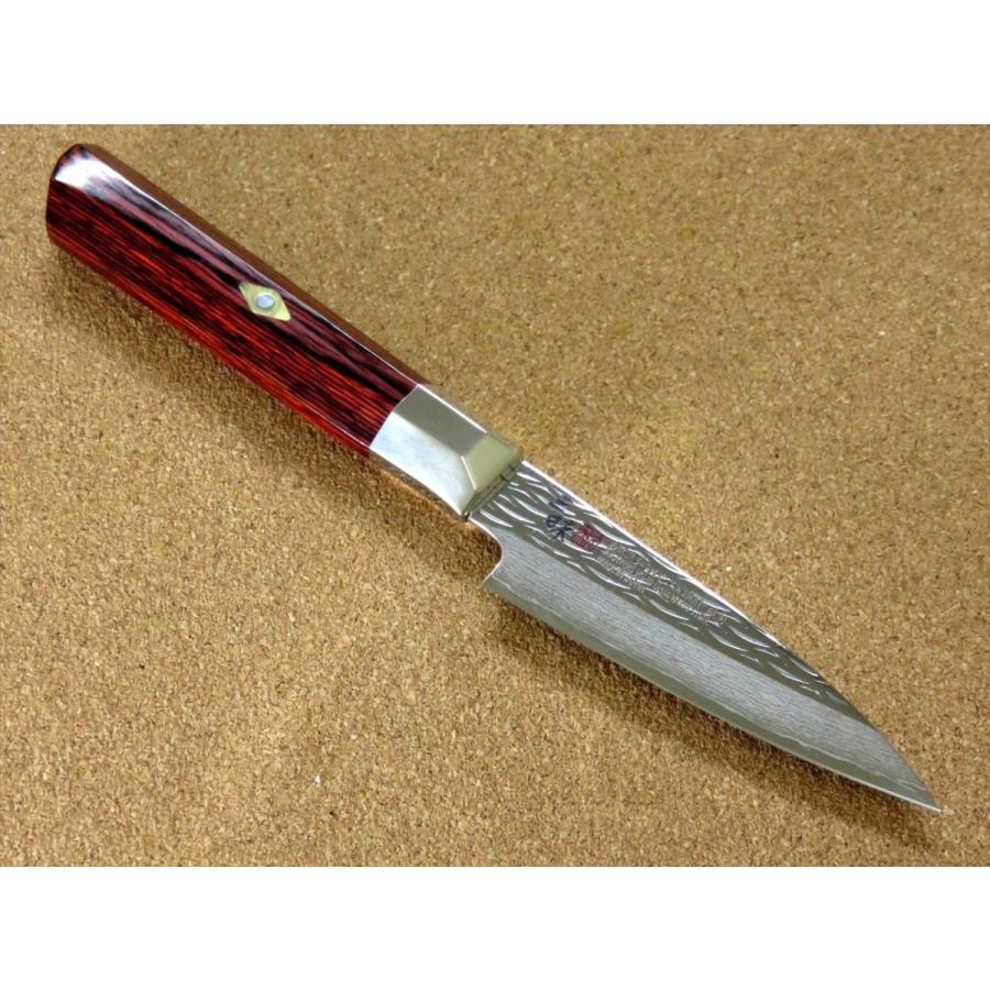 関の刃物 パーリングナイフ 90mm 三昧 ハイブリッドスプラッシュ ダマスカス 関の刃物 パーリングナイフ 90mm 三昧 ハイブリッドスプラッシュ