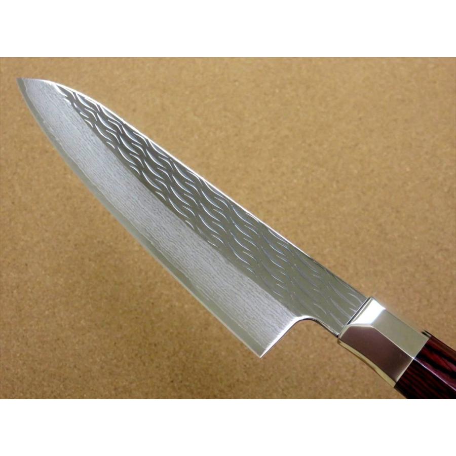 包丁 牛刀 18cm (180mm) 三昧 波目 関の刃物 ダマスカス33層 VG-10