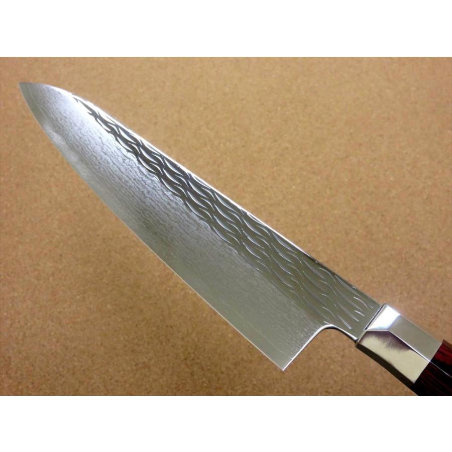 関の刃物 牛刀 210mm 三昧 波目 ダマスカス33層 両刃万能 洋包丁 楽天市場】牛刀 両刃 210mm V金10号 ステンレス ダマスカス模様