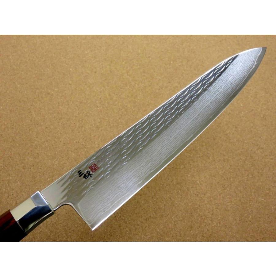 関の刃物 牛刀 240mm 三昧 波目 ダマスカス33層 VG-10 両刃 包丁 包丁 牛刀 24cm (240mm) 三昧 波目 関の刃物 ダマスカス33層 VG-10