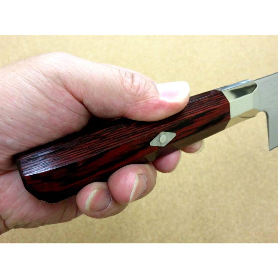 関の刃物 牛刀 240mm 三昧 波目 ダマスカス33層 VG-10 両刃 包丁 Amazon | 堺孝行 槌目ダマスカス VG10割込み 33層 牛刀240mm