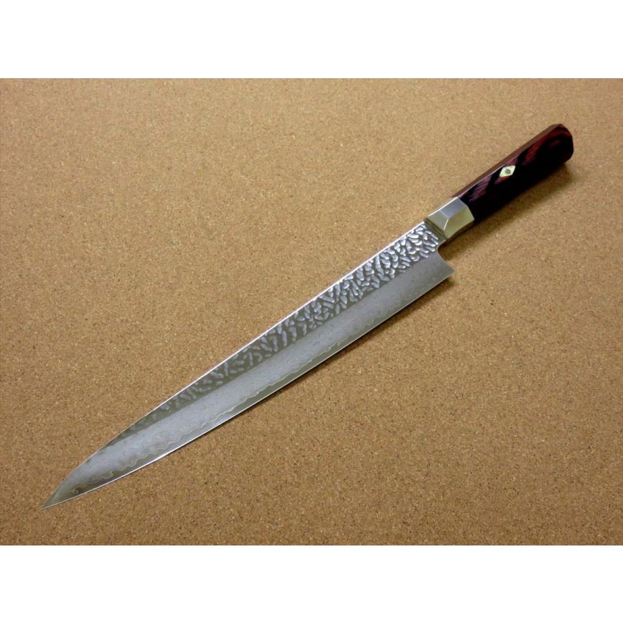 包丁 筋引包丁 27cm (270mm) 三昧 シュープリーム 関の刃物 槌目