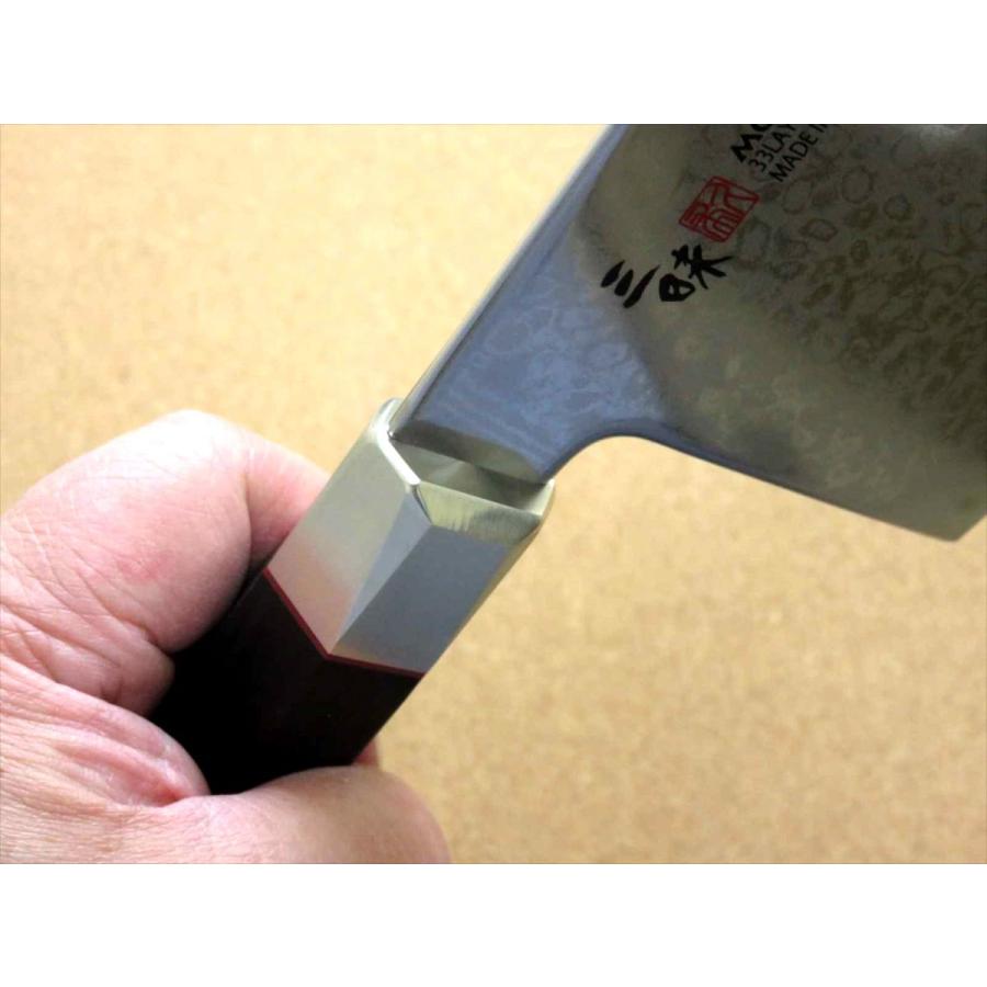 包丁 中華包丁 18cm (180mm) 三昧 別誂 ダマスカス 33層鋼 関の 包丁 中華包丁 18cm (180mm) 三昧 別誂 ダマスカス 33層鋼 関の
