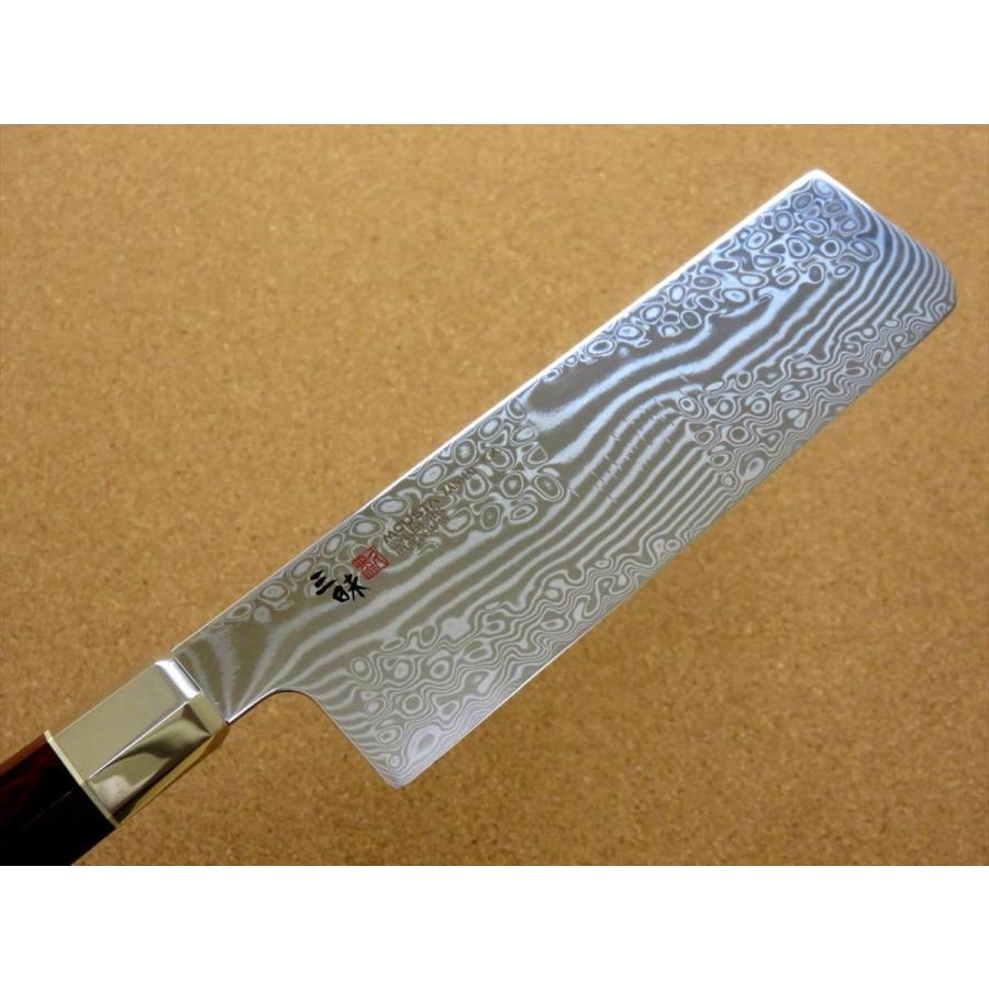 関の刃物 菜切り包丁 165mm 三昧 荒波 コアレス鋼 野菜切り 両刃包丁