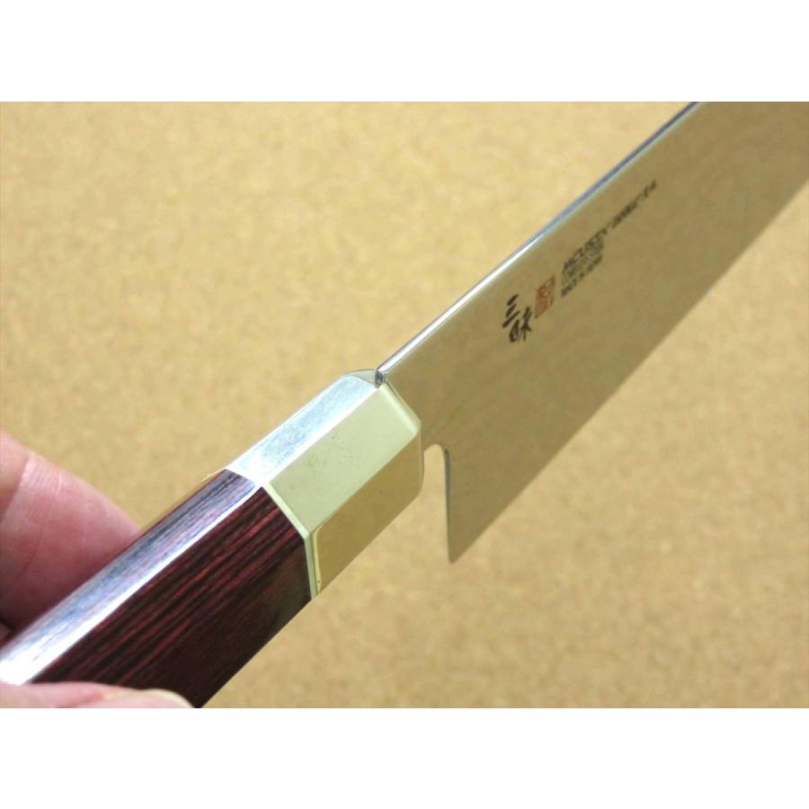 関の刃物 菜切り包丁 165mm 三昧 荒波 コアレス鋼 野菜切り 両刃包丁